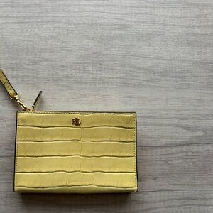 Like new Lauren leather wristlet